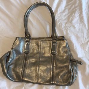 Tignanello Metallic Leather Handbag